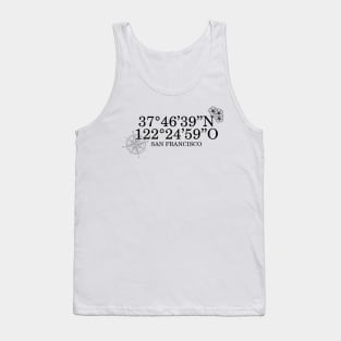 San Francisco Contact Information Tank Top